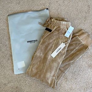 Pacsun Essentials Fear of God Velour Joggers